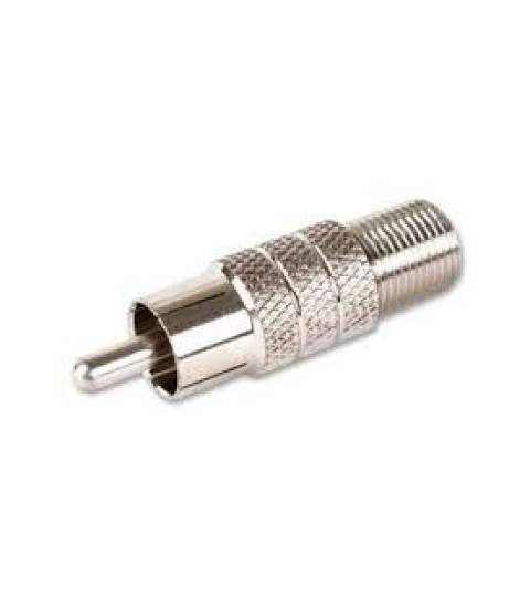 F Connector To RCA Plug - 1pc